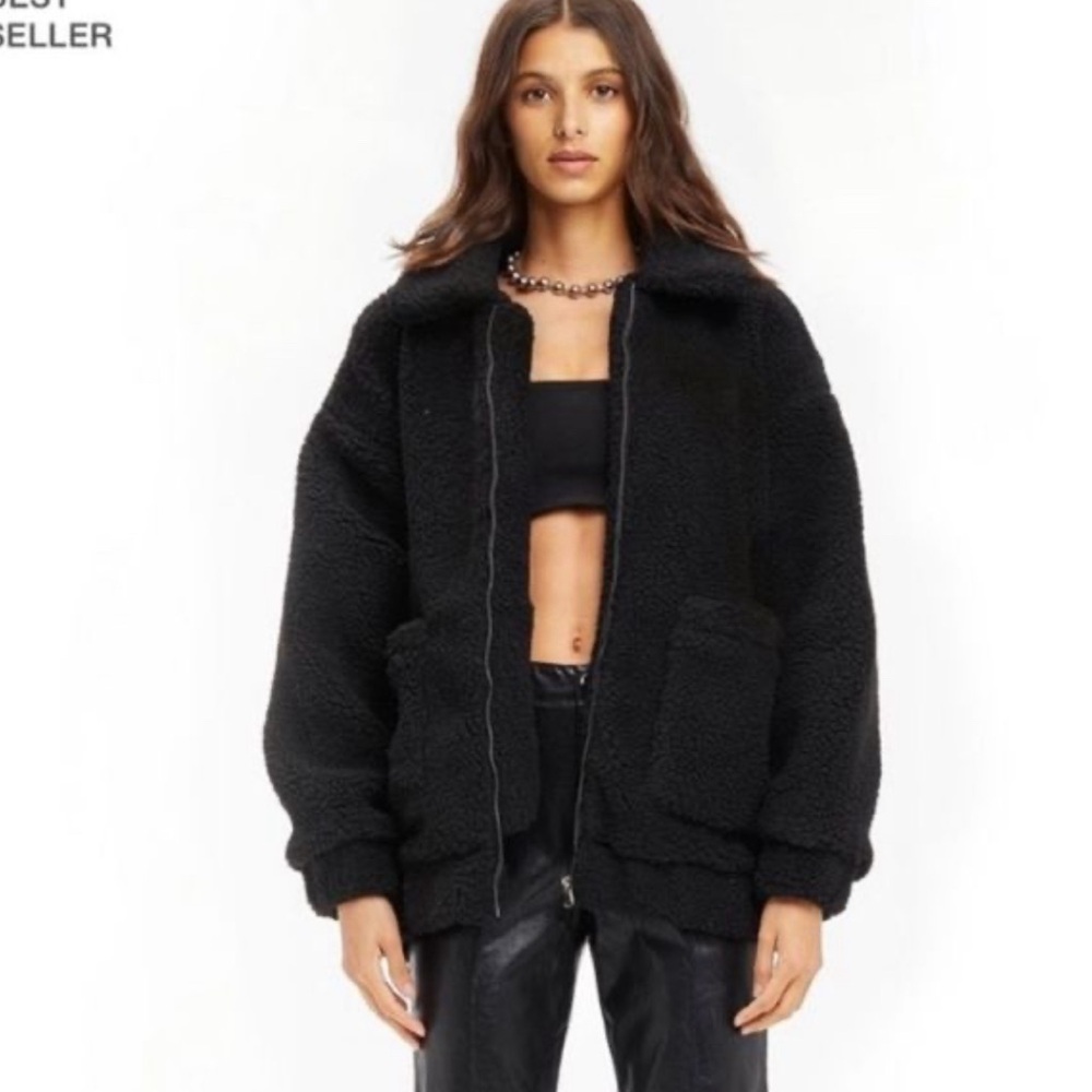 I.AM.GIA Teddy Coat in black